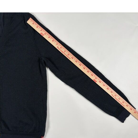 Banana Republic Heritage Men’s Wool Cardigan | Size M | Navy Blue Knit - Picture 3 of 8